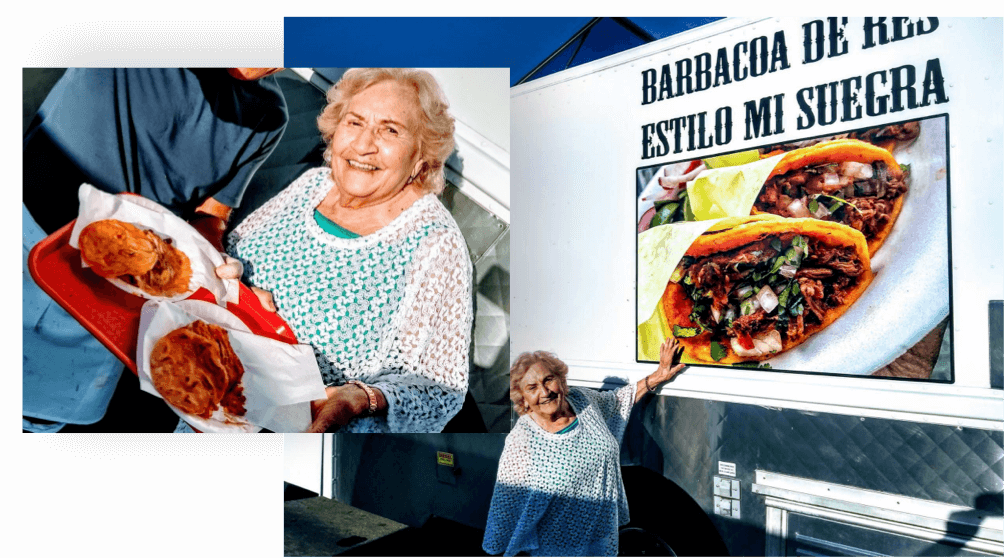 Abuelita Carmen at the Grand Opening of the first location in August 2019.