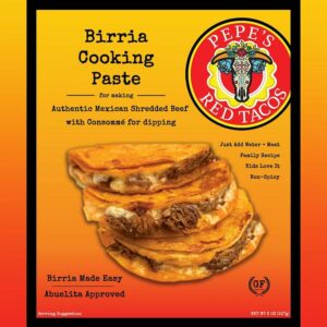 Birria cooking paste packaging